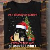 No Bullshiet Receipt Black Cat Xmas Shirt, Funny Xmas Gifts