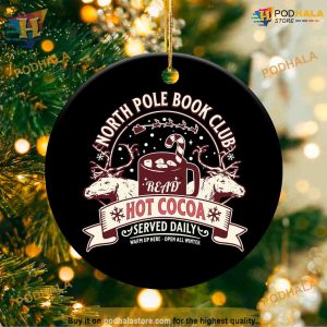North Pole Book Club Christmas Ornament Family Tree Decoration Bookish Gift 3