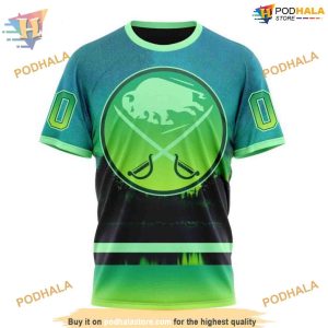 Northern Light Full Print NHL Buffalo Sabres 3D Hoodie Custom Design 3