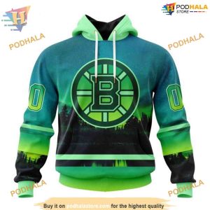 Northern Light Full Print Personalized NHL Boston Bruins Hoodie 3D Unique Design 1