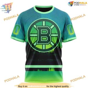 Northern Light Full Print Personalized NHL Boston Bruins Hoodie 3D Unique Design 3
