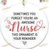 Nurse Gifts, Christmas Ornaments, Custom Family Ornaments