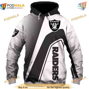 Oakland Raiders NFL Hoodie 3D, Affordable NFL Apparel Pullover
