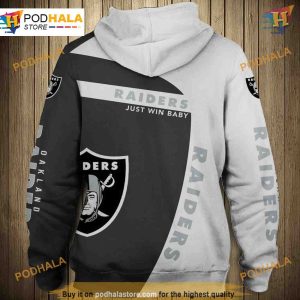 Oakland Raiders NFL Hoodie 3D Budget Friendly NFL Apparel Sweatshirt 2