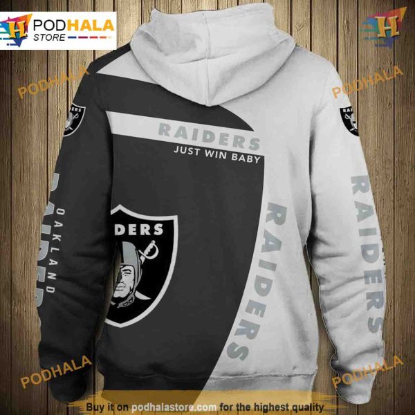 Oakland Raiders NFL Hoodie 3D, Budget-Friendly NFL Apparel Sweatshirt