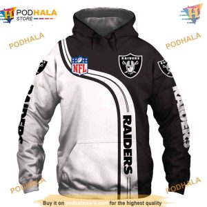 Oakland Raiders NFL Hoodie 3D Cute NFL Merchandise for Fans 1