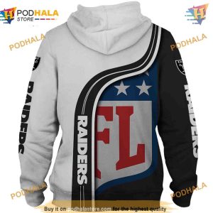 Oakland Raiders NFL Hoodie 3D Fan Favorite NFL Apparel Pullover 2