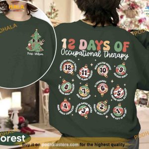Occupational Therapy Christmas Shirt Occupational Therapy Sweatshirt OTA COTA OT Xmas Gift 2