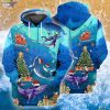 Oceanic Xmas Whales 3D Hoodie, Funny Xmas Gifts