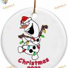 Olaf Disney Xmas Decorations Ornament, Cute 2023 Cartoon Tree Decor for Boys & Girls