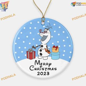 Olaf Snowman 2023 Ornament, Friends Christmas Ornaments