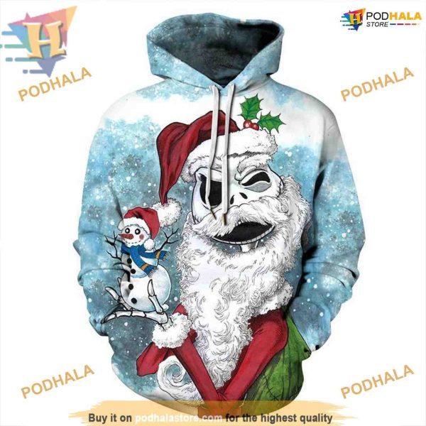 Old Snowman Xmas 3D Hoodie, Creative Christmas Gifts