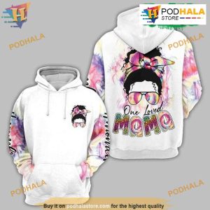 One Loved Mama All Over Printed 3D Hoodie Sweatshirt, Gift For Mother