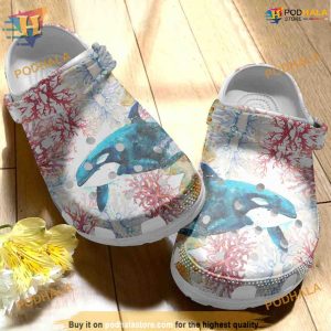 Orca Whale Crocs Shoes, Funny Christmas Birthday Gifts