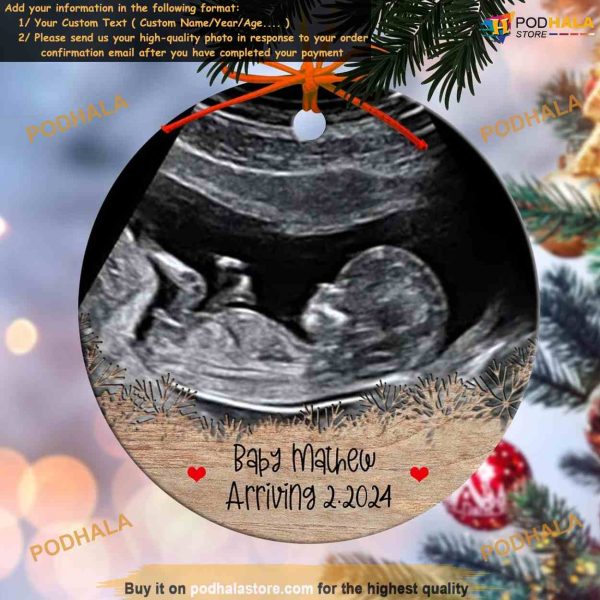 Ornament 2023 Future Parents Christmas Decor, Baby Bump Gift