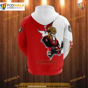 Ottawa Senators Cartoon 3D Hoodie Trending Graphic Sweatshirt 2