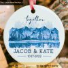 Our Christmas Together Personalized Ornament, Unique Couple's Keepsake