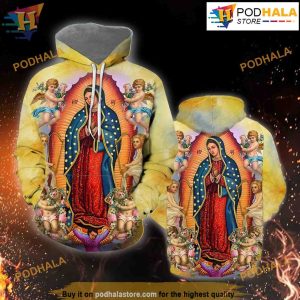 Our Lady Of Guadalupe 3D Funny Hoodie Christmas, Xmas Gifts