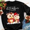 Owl Couple Warm December Shirt, Romantic Matching Family Xmas Shirt