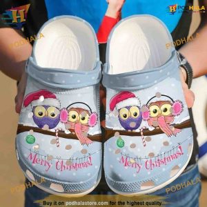 Owl Merry Christmas Crocs Classic Clogs, Creative Xmas Gift Ideas
