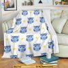 Owl Pattern Comfort Fleece Blanket, Christmas Gift Idea
