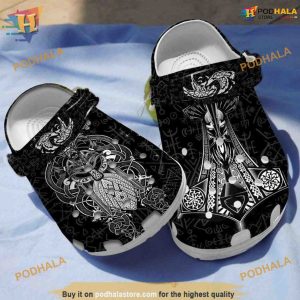 Owl Vikings Tattoo Crocs, Creative Christmas Gifts for Men and Women
