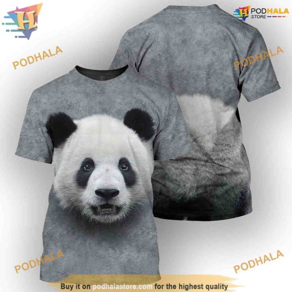 Panda Cute Full All Over Printed Animal Costume 3D Hoodie Sweatshirt