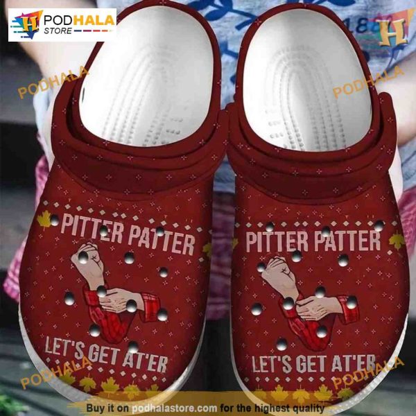 Patter Lets Get At Er Ugly Pattern Crocs, New Year & Christmas Gift Ideas