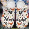 Pattern Chicken Rubber Clog Crocs, Trending Gifts Shoes