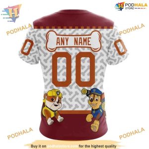 PawPatrol Design NHL Arizona Coyotes Hoodie 3D Unique Arizona Coyotes Childrens Merch 4