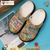 Peace Flowers Hippie Lover Crocs, New Year Christmas Hippie Gifts