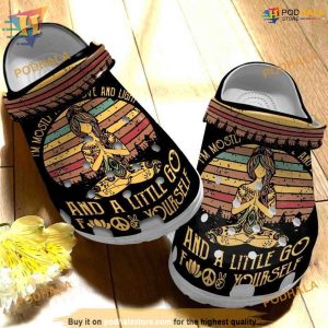Peace Yoga Yourself Crocs, Funny Christmas Crocs for Thanksgiving