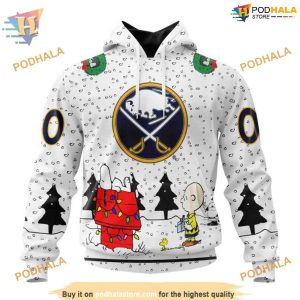 Peanuts Cartoon Buffalo Sabres Personalized NHL Hoodie 3D Merchandise 1