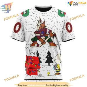 Peanuts Special Design NHL Arizona Coyotes Hoodie 3D Unique Arizona Coyotes Kids Apparel 3