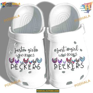 Peckers Chicken Gift Crocs, Trending Rubber Clog Shoes