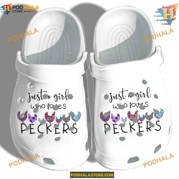 Peckers Chicken Gift Crocs, Trending Rubber Clog Shoes