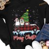 Penguins Truck Christmas Shirt, Funny Christmas Shirt For Family