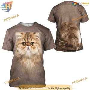 Persian Cat Costume Full All Over Printed 3D Hoodie Sweatshirt 2