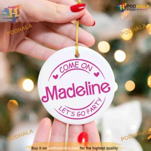 Personalised Baby Doll Party Ornament Family Tree Decoration 2