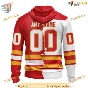 Personalize 2023 Home Mix Away NHL Calgary Flames Hoodie 3D 2