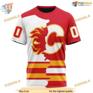 Personalize 2023 Home Mix Away NHL Calgary Flames Hoodie 3D 3