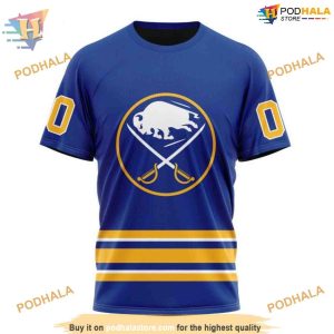 Personalized 2023 Home Kits NHL Buffalo Sabres 3D Hoodie Trendy Apparel 3