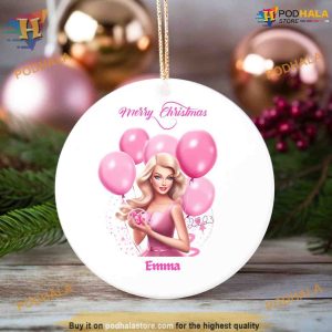 Personalized Chic Barbie Style Ornament Custom Family Ornaments 5
