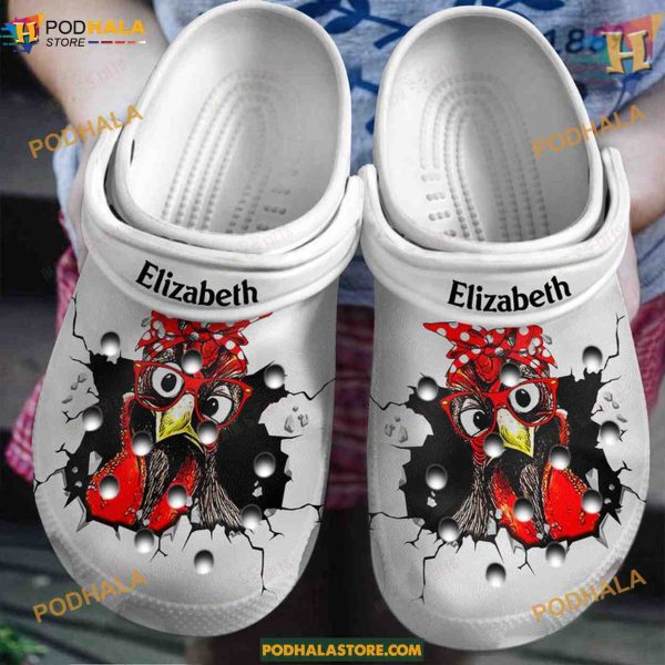 Personalized Chicken Mom Classic Crocs, Trending Gifts for Mothers