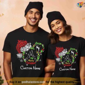 Personalized Custom Disney Merry Christmas Shirt Best Family Christmas Gifts 3