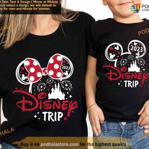 Personalized Disney 2023 Family Trip Shirt Magic Kingdom Mickey Minnie Disney Squad Shirt 2