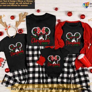 Personalized Disney Best Christmas Ever Shirt, Disney Christmas 2023, Christmas Family Disney Shirt