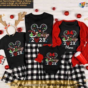 Personalized Disney Christmas 2023 Shirt, Disney Christmas Trip Tee, Great Christmas Gifts For Mom