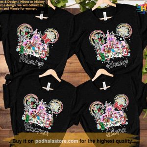Personalized Disney Christmas Shirt, Mickey Minnie Christmas Tees, Best Family Christmas Gifts