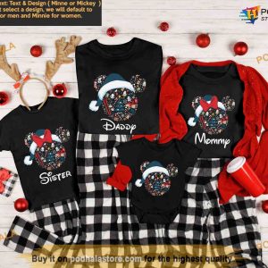 Personalized Disney Christmas Shirt, Christmas Disney Minnie Mickey, Disney Xmas Trip Tee